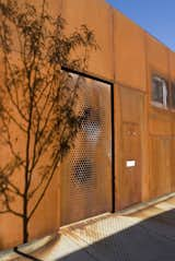 Facade made with Corten steel