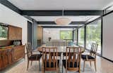 Dining Room, Ceiling Lighting, Table, Pendant Lighting, Chair, and Terrazzo Floor Formal dining room with mid-century modern furniture  Photo 8 of 30 in Henderson House by UrbanLab
