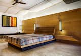 Bedroom, Bed, Bench, Night Stands, Storage, Ceiling Lighting, Lamps, and Marble Floor  Photos from A 39