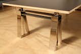 Custom multi-mode table (close-up of adjustable support)
