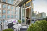 Z Bar's Private Dining Room Terrace  Photo 9 of 11 in The Peninsula Chicago Opens New Globally Inspired Rooftop Lounge, Z Bar by Design Envy