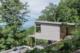 The home looks out over a valley in Western North Carolina.