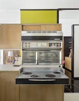The Frigidaire Flair oven is original to the 1963-built home. The iconic cooker was introduced in 1962, when Frigidaire was a subsidiary of General Motors. It has appeared in the classic 60s TV series Bewitched as well as modern throwback Mad Men.
