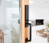 A newer option for door hardware is smart locks. These can be operated with or without a key and with a smartphone. Initially bulky and unsightly, recent designs from Emtek (pictured), Baldwin, and others mix smarts with style.
