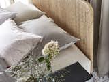 IKEA Delaktig Bed with rattan headboard
