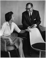 Florence Knoll and Eero Saarinen were childhood friends whose collaboration and designs helped Knoll Associates become one of the pillars of midcentury modern furniture design.