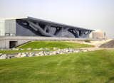 The dynamic branching facade of the Qatar National Convention Center in Doha.