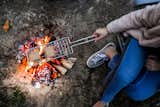 What camping trip is complete without s'mores? Rome's chrome-plated steel S'more Grill makes three s'mores at a time, so you can all enjoy the toasty goodness together.