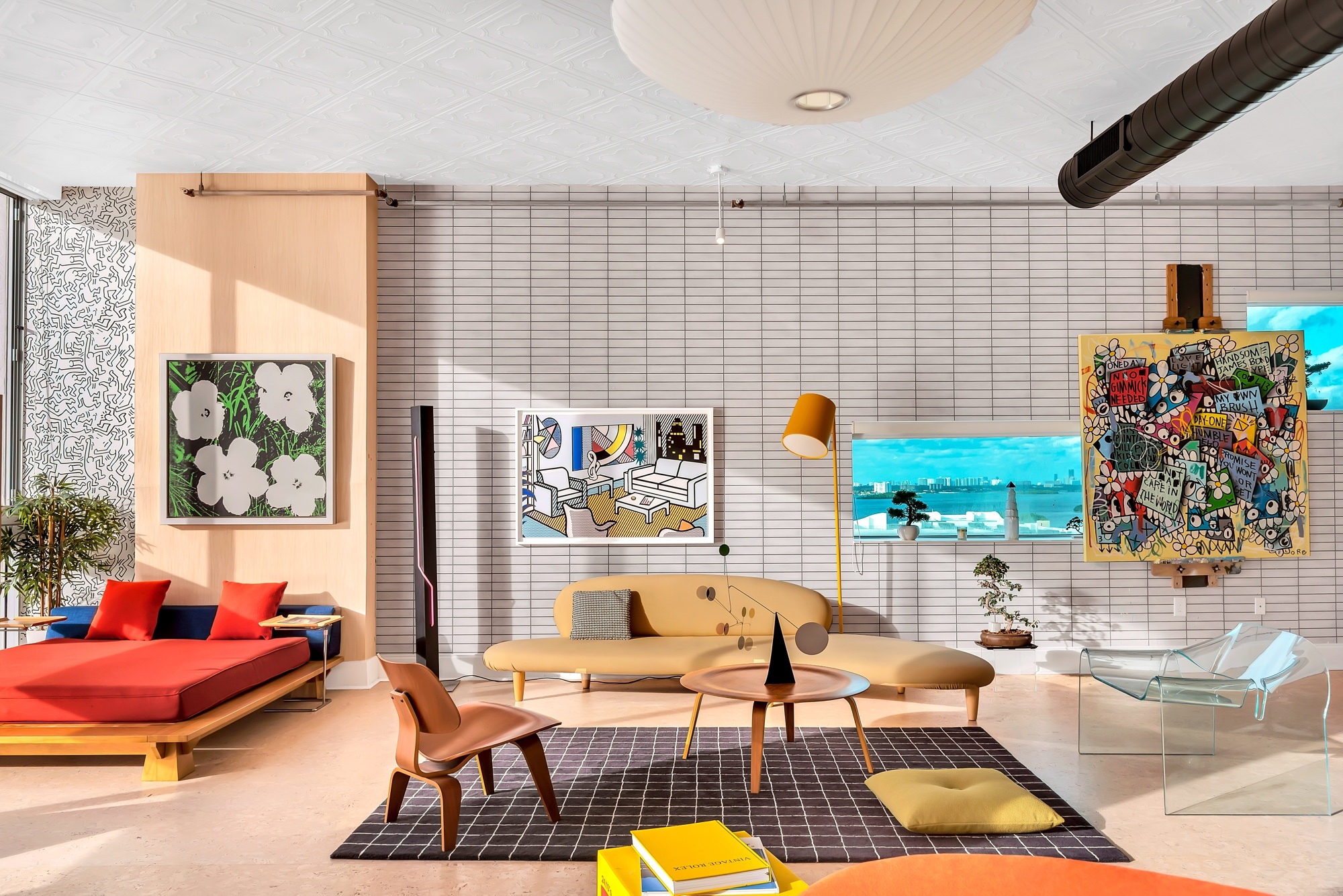 An Artist's Loft in Miami Displays an Eye-Popping Collection