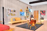 Christopher "Flore" Florentino's Ghost Studio in Miami - sitting room and art studio