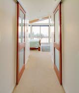 The owners enjoy sweeping views of the landscape from the master suite.