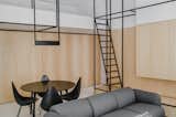 Living open space + mezzanine (bedroom)