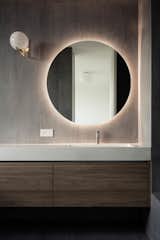 Bath Room, Wall Lighting, Ceramic Tile Wall, and Two Piece Toilet  Photo 17 of 19 in House BN by Didonè Comacchio
