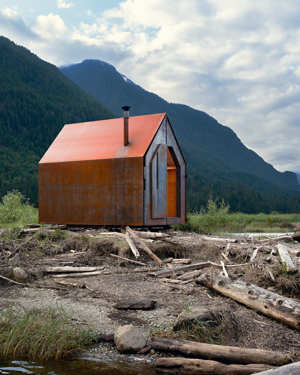 Photo 9 of 12 in The Site Shack Is a Tiny Prefab Cabin That Sets Up ...