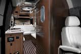 Airstream's sleek line of motor coaches includes the Interstate Nineteen, which sleeps two. Coming in at a compact 19 feet, the van is easy to handle on the open road.