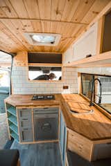 CarpenterIngram can equip van kitchens with a mini fridge, sink, and a gas burner stovetop.