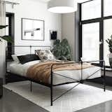 At $189, the Leopold Metal Bed is a nod to the classic brass bed, but with a thin black frame.