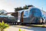 A 1984 Airstream Shines With a Steely-Blue Shell and a Cozy Farmhouse Interior