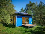 Pin-Up Houses transformed a 20-foot shipping container into an off-grid tiny home in just three months.&nbsp;The eco-friendly escape is powered by solar panels and a wind turbine—and it even includes a full bath.