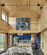 Haas Valley Farm by Searl Lamaster Howe Architects double-height dining room