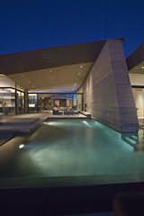Outdoor, Desert, Hardscapes, Back Yard, Large Pools, Tubs, Shower, Swimming Pools, Tubs, Shower, Infinity Pools, Tubs, Shower, Concrete Pools, Tubs, Shower, Large Patio, Porch, Deck, and Concrete Patio, Porch, Deck  Photos from Desert Wing