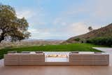 Outdoor, Grass, Front Yard, Hardscapes, Concrete Patio, Porch, Deck, and Large Patio, Porch, Deck contemplative view of the valley  Photo 8 of 19 in Cholla Vista by Brent Kendle / Kendle Design Collaborative