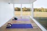 View of yoga and meditation room at Hill Country House by Miró Rivera Architects