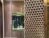 Decorative Mesh background wall, doing well together with light