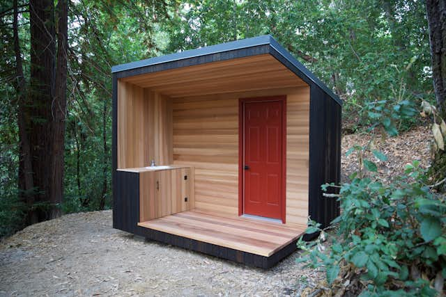 Photo 1 of 15 in DIY Project: How to Build Your Own Modern Outhouse - Dwell