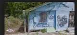 Before ..filled with junk. I didn't mind the graffiti. I put a sign saying..Don't laugh it's paid for. Ok 