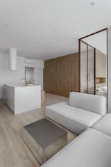 Living Room, Sofa, Ceiling Lighting, and Light Hardwood Floor  Photo 6 of 17 in 191 Apt. by M3 Architects