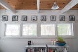 Living Room, Bookcase, Storage, Shelves, and Pendant Lighting  Photo 7 of 9 in White's Way Cabin by Kaitlyn Payne