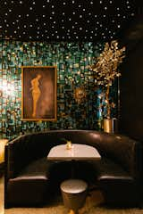 Dining Room, Accent Lighting, Terrazzo Floor, Table, Bench, and Stools Matilda Booth.  Photos from Favorites