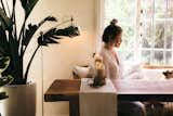 Living Room  Photo 1 of 13 in Rising Woodworker Aleksandra Zee Carves Out an Earthy Oasis in the Bay Area