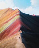 Rainbow Mountain in Peru.
