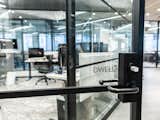 The entrance to Dwell's private office space.   Photo 9 of 13 in Dwell Moves Into Canopy, the Chic Co-Working Space by Yves Behar and Amir Mortazavi