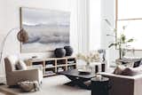 Living, Medium Hardwood, Console Tables, Storage, Rug, Floor, Sofa, Chair, and Coffee Tables  Living Floor Chair Console Tables Rug Medium Hardwood Photos from A Former Artist Studio Now Serves as a Serene SoHo Loft