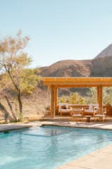 Melissa Young desert hacienda pool and outdoor lounge area