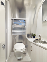 The 20-foot and 22-foot models offer more counter space in larger kitchens, and the 22-foot even has a bathroom that spans the entire rear of the trailer.&nbsp;