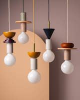 Schneid's Junit collection combines different shapes to create playful pendants.