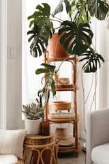 "Plants, for us, are oxygen," says Jimmy. "When you live in a concrete jungle, you want to make sure your space is soft. When we couldn’t do that with rugs, throws, and other home goods, we did it with plant life."  Photo 6 of 13 in My House: A Creative Couple’s Live/Work Loft Is Full of Sunny, Southwestern Vibes