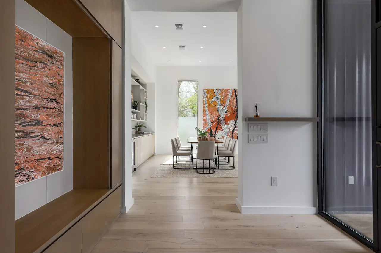 View of Photo 3 of 4 in This “Floating” Scandinavian-Style Austin Residence ...