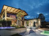 Villa in the park, wellness by night