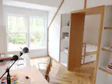 View looking from office space to guest suite