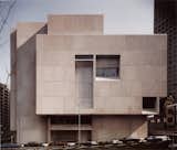 The last structure that Breuer designed (he was too ill to attend the dedication ceremony), the Atlanta Central Library was an evolution of the style and shapes used for the Whitney, a sculptural structure of cubes right angles. The airy shapes, combined with the heavy massing of concrete, led Barry Bergdoll, the chief curator of architecture at the Museum of Modern Art, to refer to this type of construction as "the invention of heavy lightness."