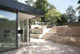 Glass sliding doors opeing onto patio to creat spacious areas