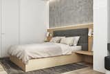 Bedroom and Bed  Photo 12 of 22 in Interior Design Project in Contemporary Style by Geometrium