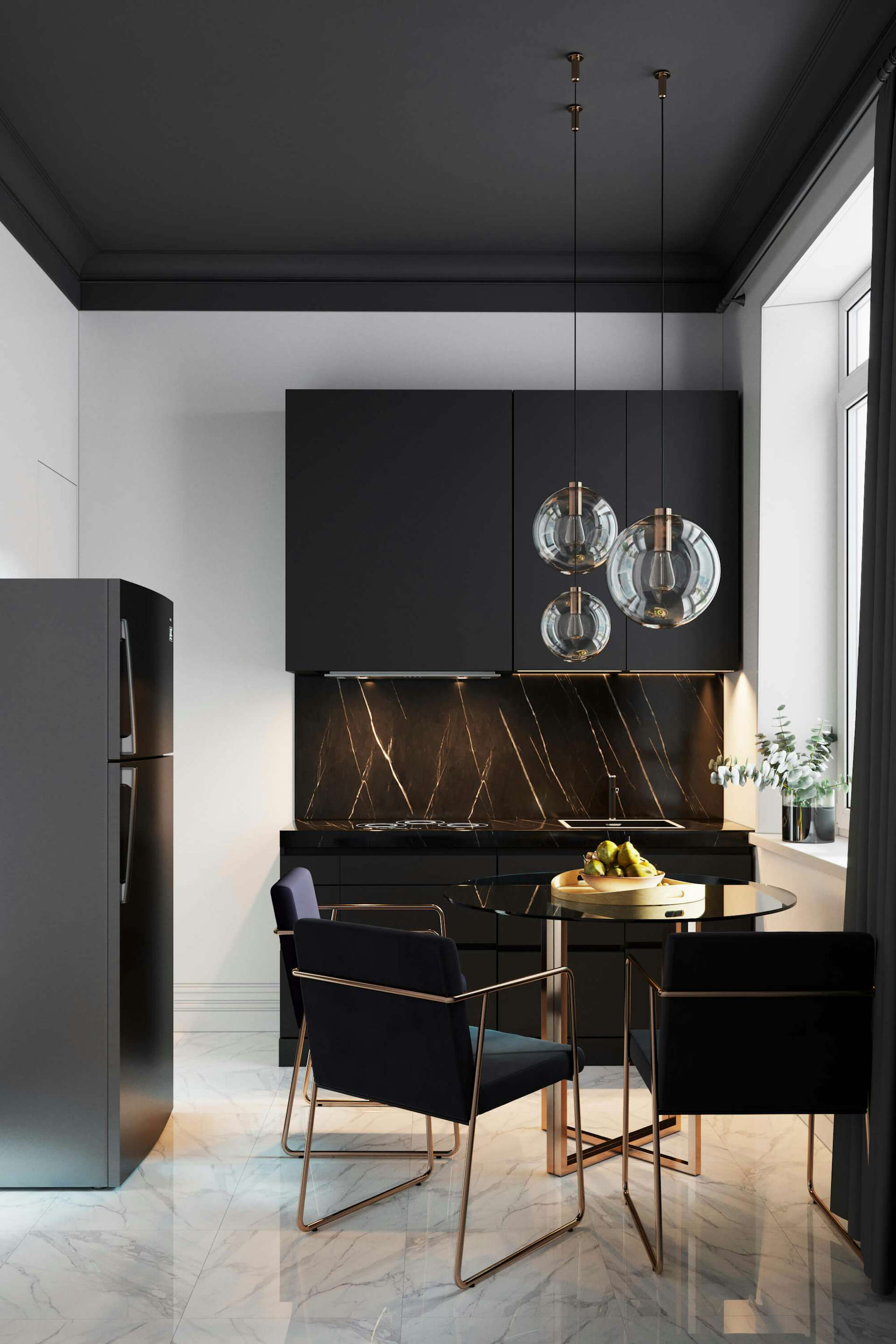 5 Homes With Sleek Black Kitchens Dwell