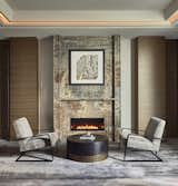 Living Room, Chair, Standard Layout Fireplace, and Coffee Tables  Photo 8 of 22 in The St. Regis Chicago by KTGY