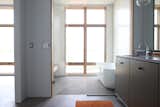 View from master bath and wet room.